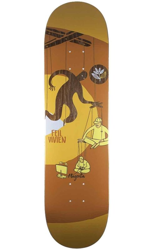 Deck Magenta File Extravision 8.0 inch - Skateboard Deck