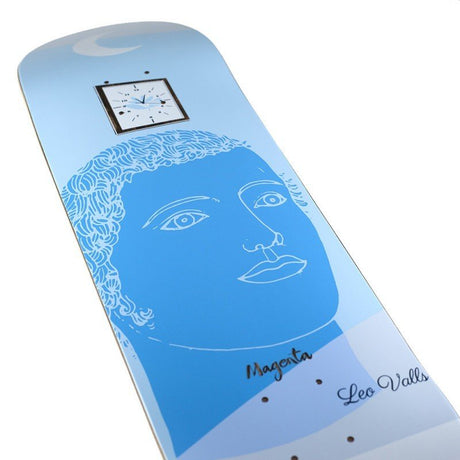 Skateboard Deck - Magenta leo valls sleep Board - 8.0 in