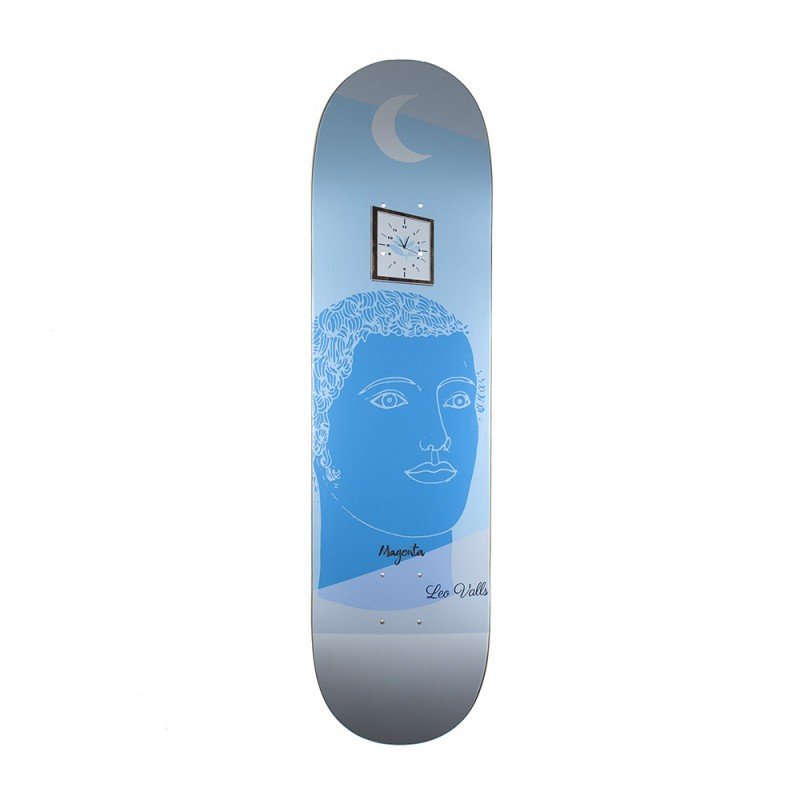 Skateboard Deck - Magenta leo valls sleep Board - 8.0 in