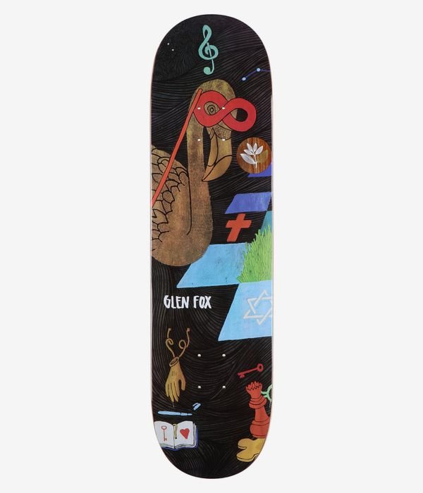 Skateboard Deck - Magenta Fox Zoo 8.25 inch