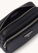 Prada Schoudertas van leer - Zwart