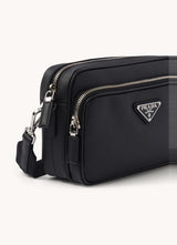 Prada Schoudertas van leer - Zwart