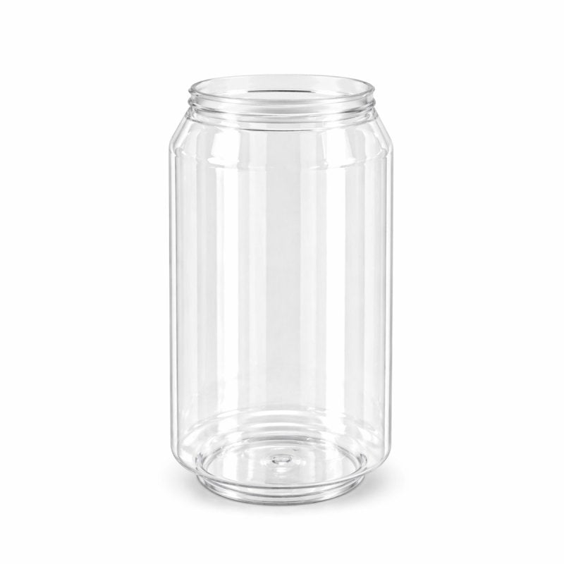 Blik 355ml, PET, Plastic Can + Deksel - 200 stuks