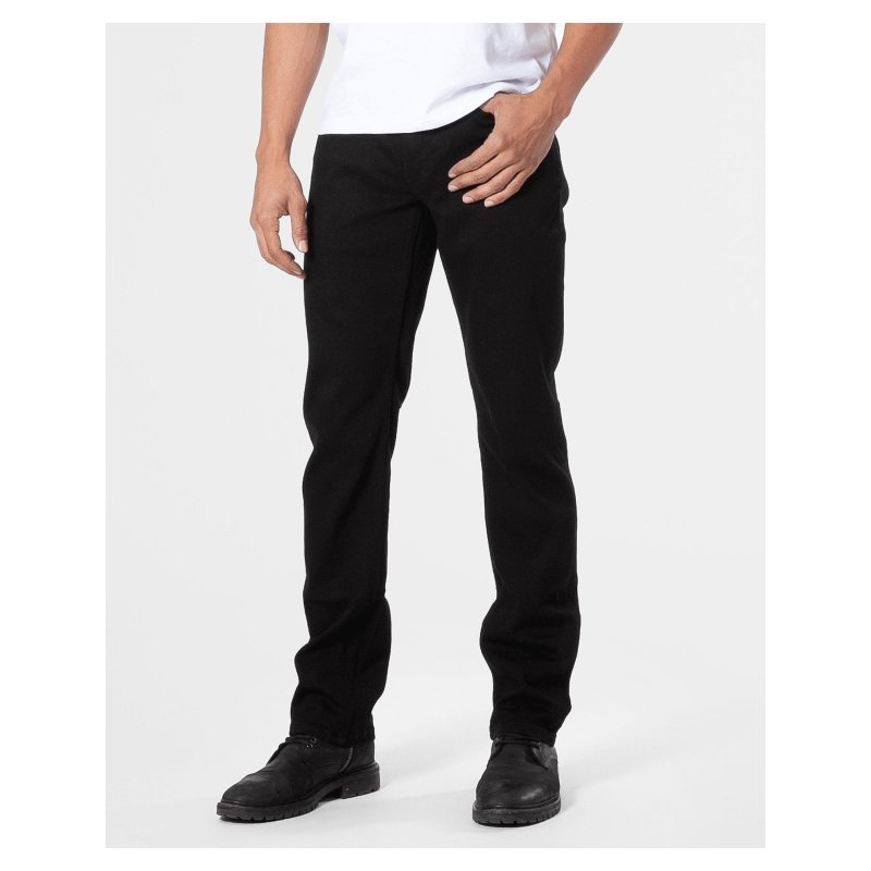 Men's Black Classic Straight Jeans Black 34W X 32L