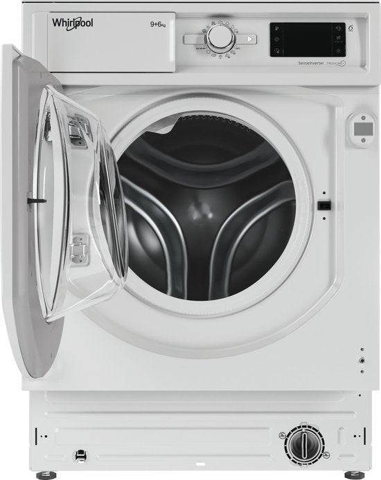 Whirlpool inbouw was-droogcombinatie BI WDWG 961485 EU - 9 kg/6kg - Wit