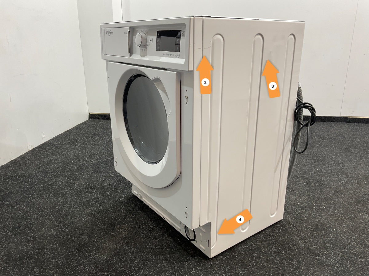 Whirlpool inbouw was-droogcombinatie BI WDWG 961485 EU - 9 kg - Wit