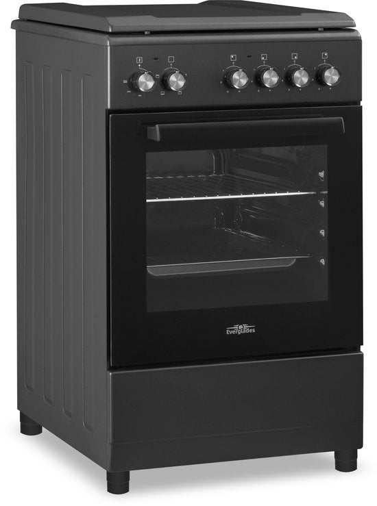 Everglades elektrisch fornuis EVCK5110 - Mat Zwart