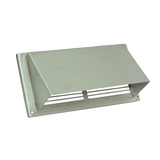 Nedco Buitenrooster RVS, 220 x 90mm binnenmaat