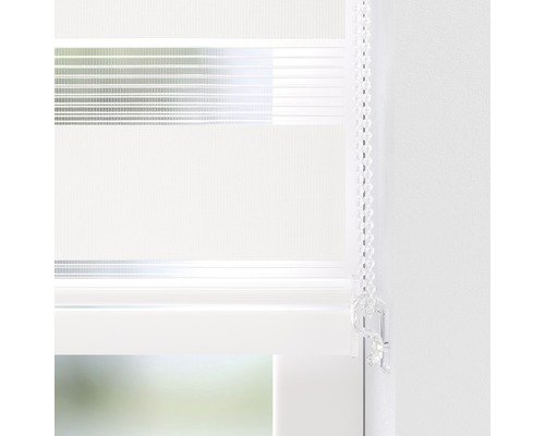 SOLUNA Duo rolgordijn lichtdoorlatend D-R2 ivoor 90x175 cm