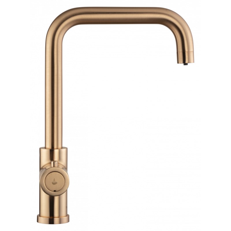 Multi-Tap Filtrete 3in1 Kokend Water Kraan Brushed Copper Gold - Haaks