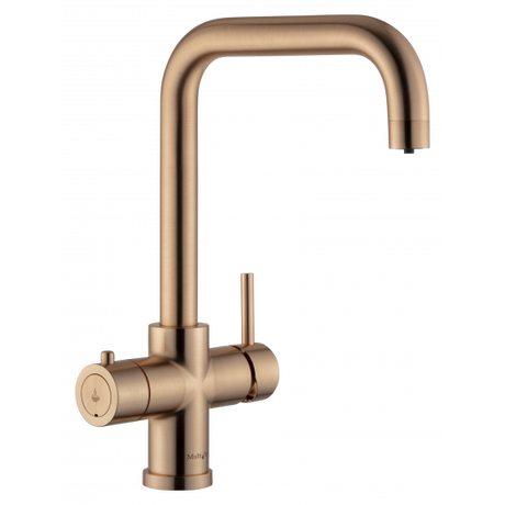 Multi-Tap Filtrete 3in1 Kokend Water Kraan Brushed Copper Gold - Haaks