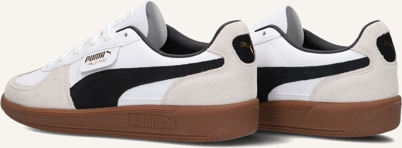 Puma sneakers - Palermo Lth White Vapor Gray Gum - Maat 38