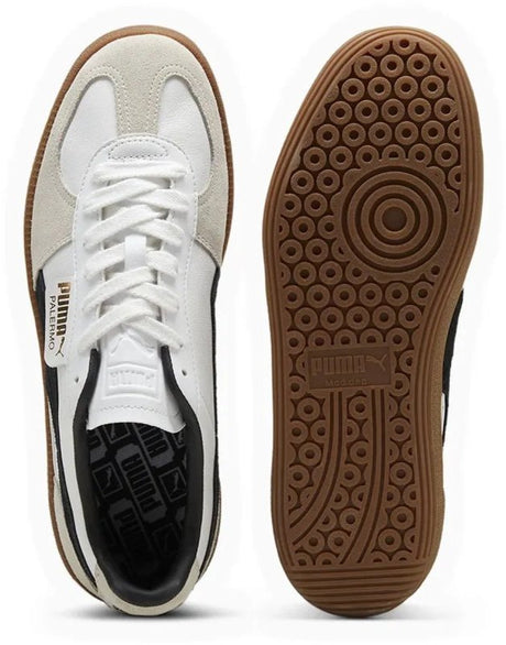 Puma sneakers - Palermo Lth White Vapor Gray Gum - Maat 38