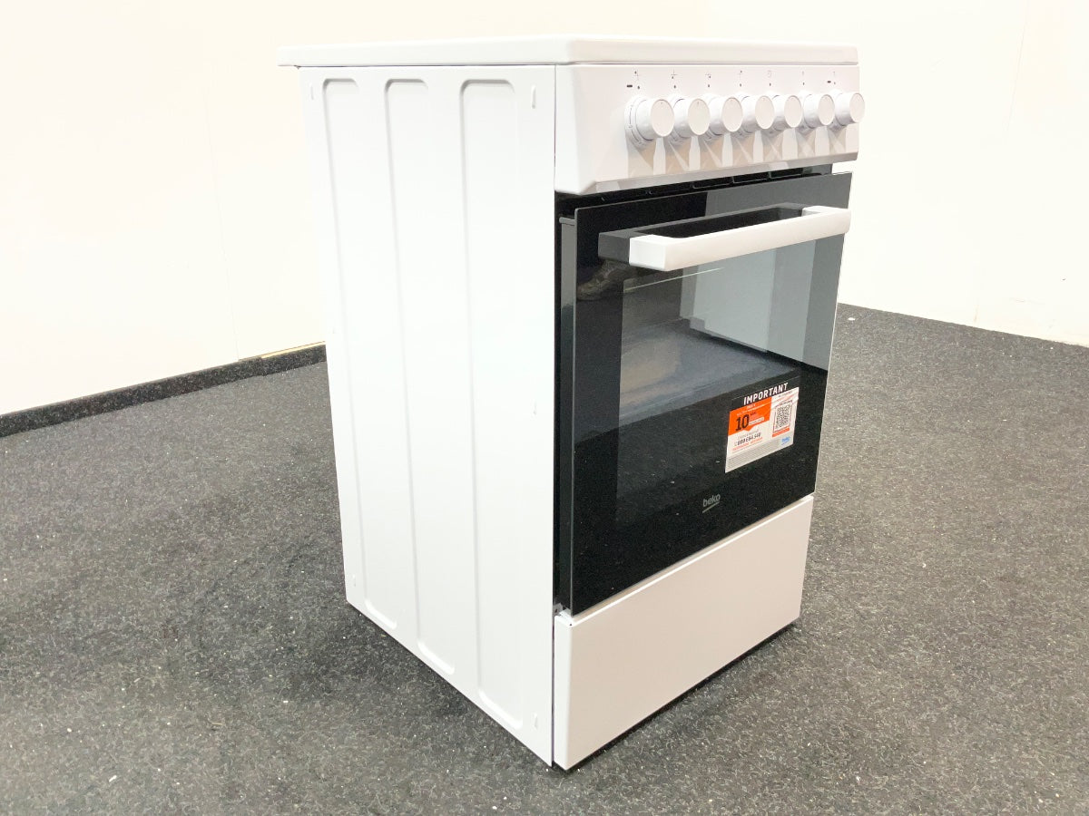 Beko keramisch fornuis FSM57100GW - 50 cm - Wit