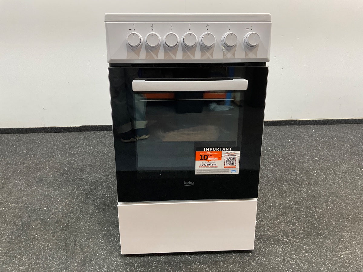 Beko keramisch fornuis FSM57100GW - 50 cm - Wit