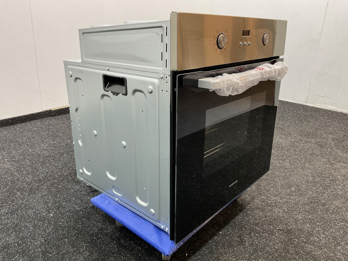 Inventum inbouwoven IOH6070RK - RVS/Zwart