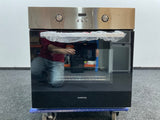 Inventum inbouwoven IOH6070RK - RVS/Zwart