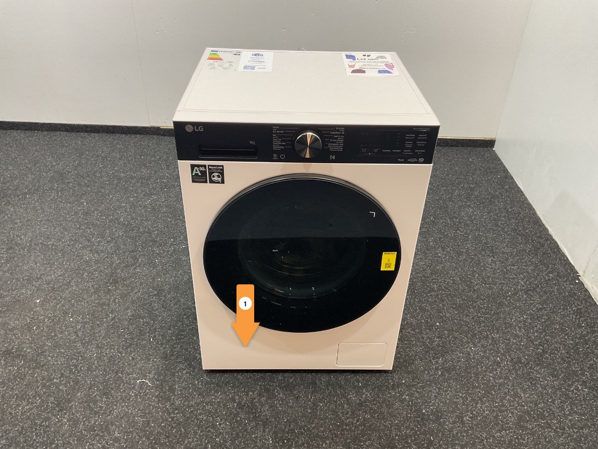 LG wasmachine F4X5509THB - 9 kg - Wit 