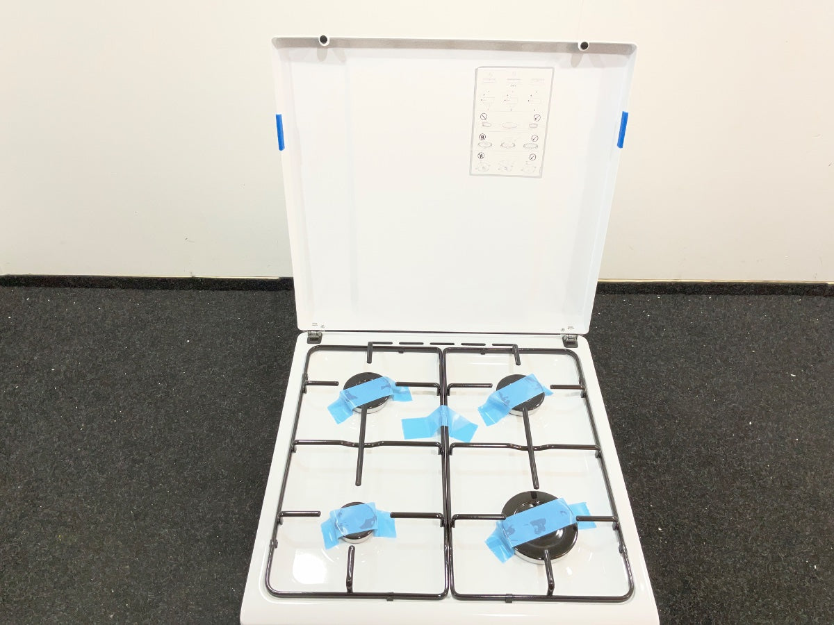 Everglades gasfornuis met gasoven EVCK039 - Wit - 50cm