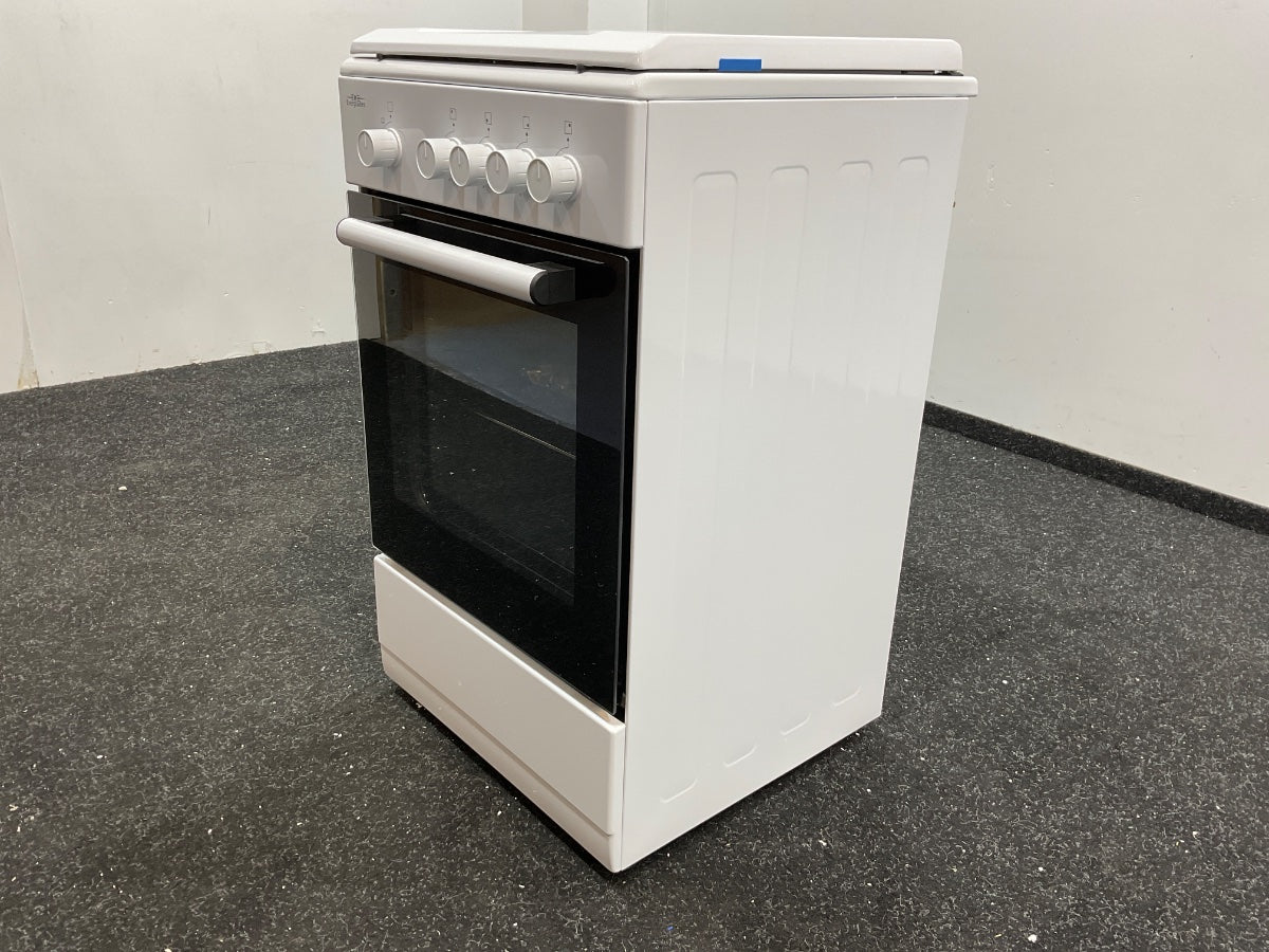 Everglades gasfornuis met gasoven EVCK039 - Wit - 50cm