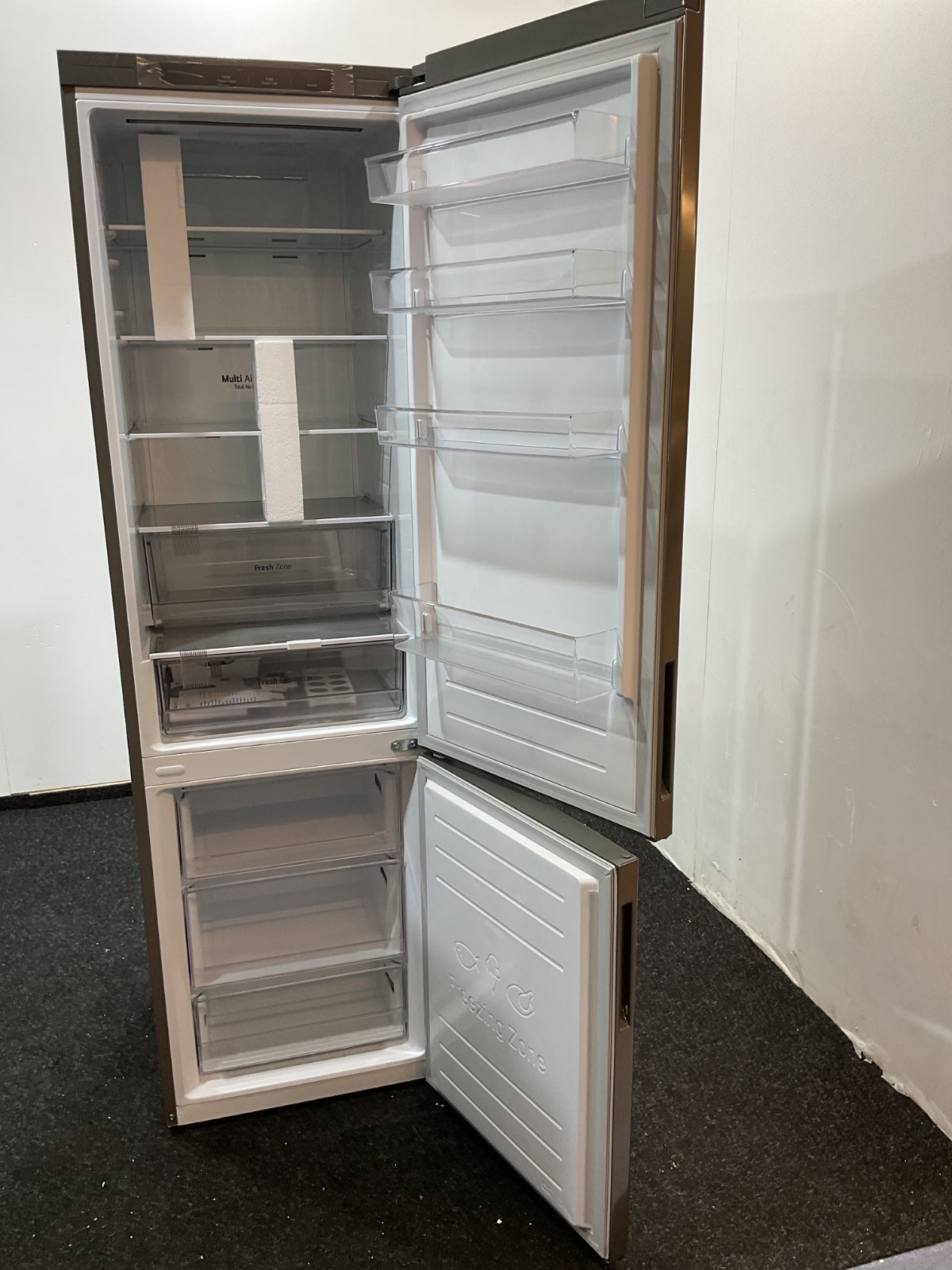 LG koelkast GBP62PZNAC - 384L - RVS 