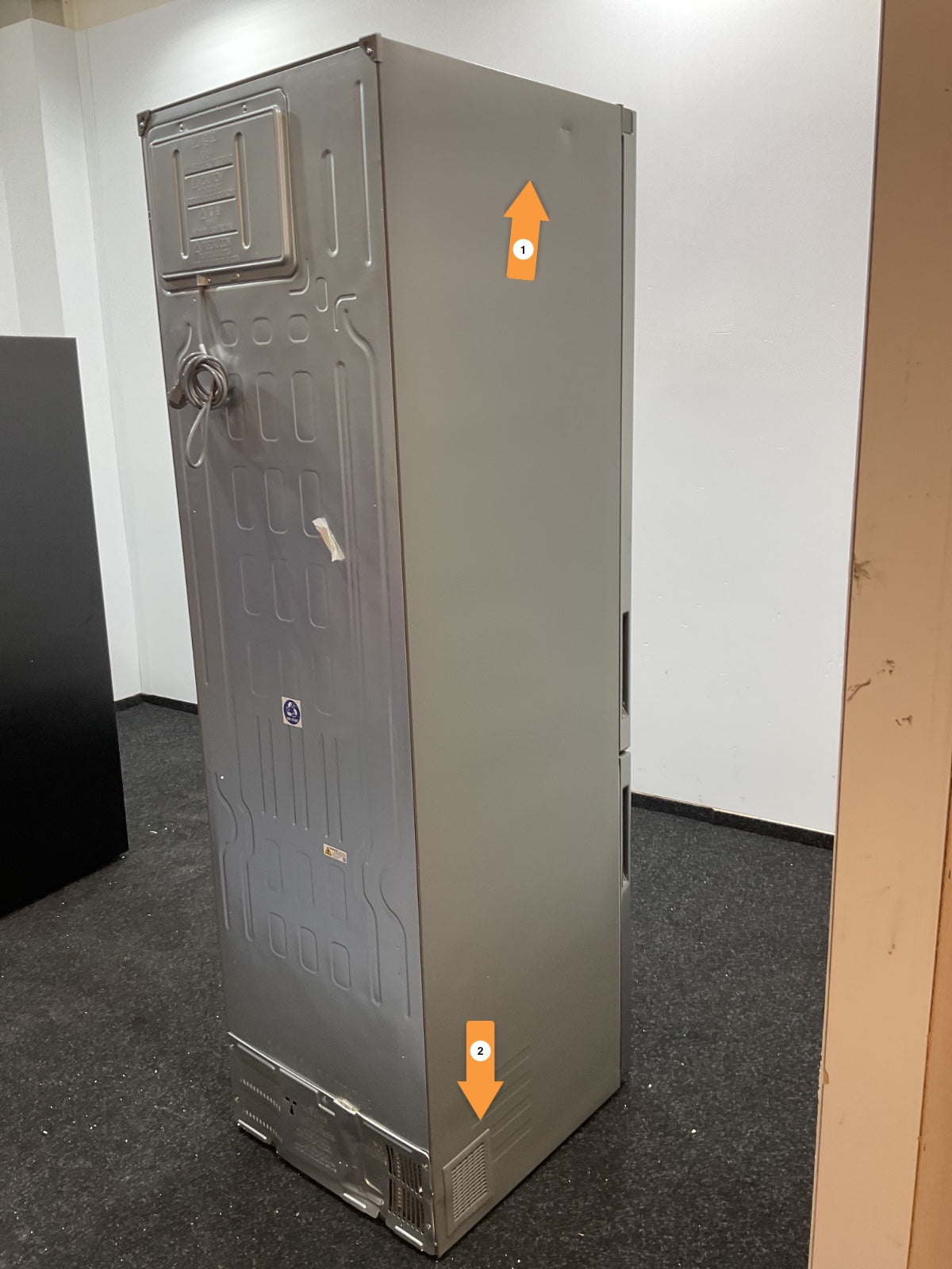 LG koelkast GBP62PZNAC - 384L - RVS 