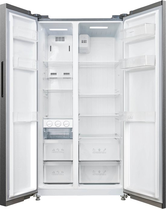 Inventum Amerikaanse koelkast SKV0178R - RVS