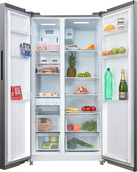 Inventum Amerikaanse koelkast SKV0178R - RVS