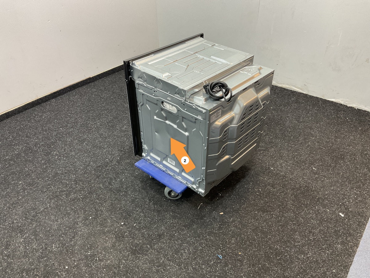 ETNA inbouwoven OM316MZ - Turbo Hetelucht - Matzwart