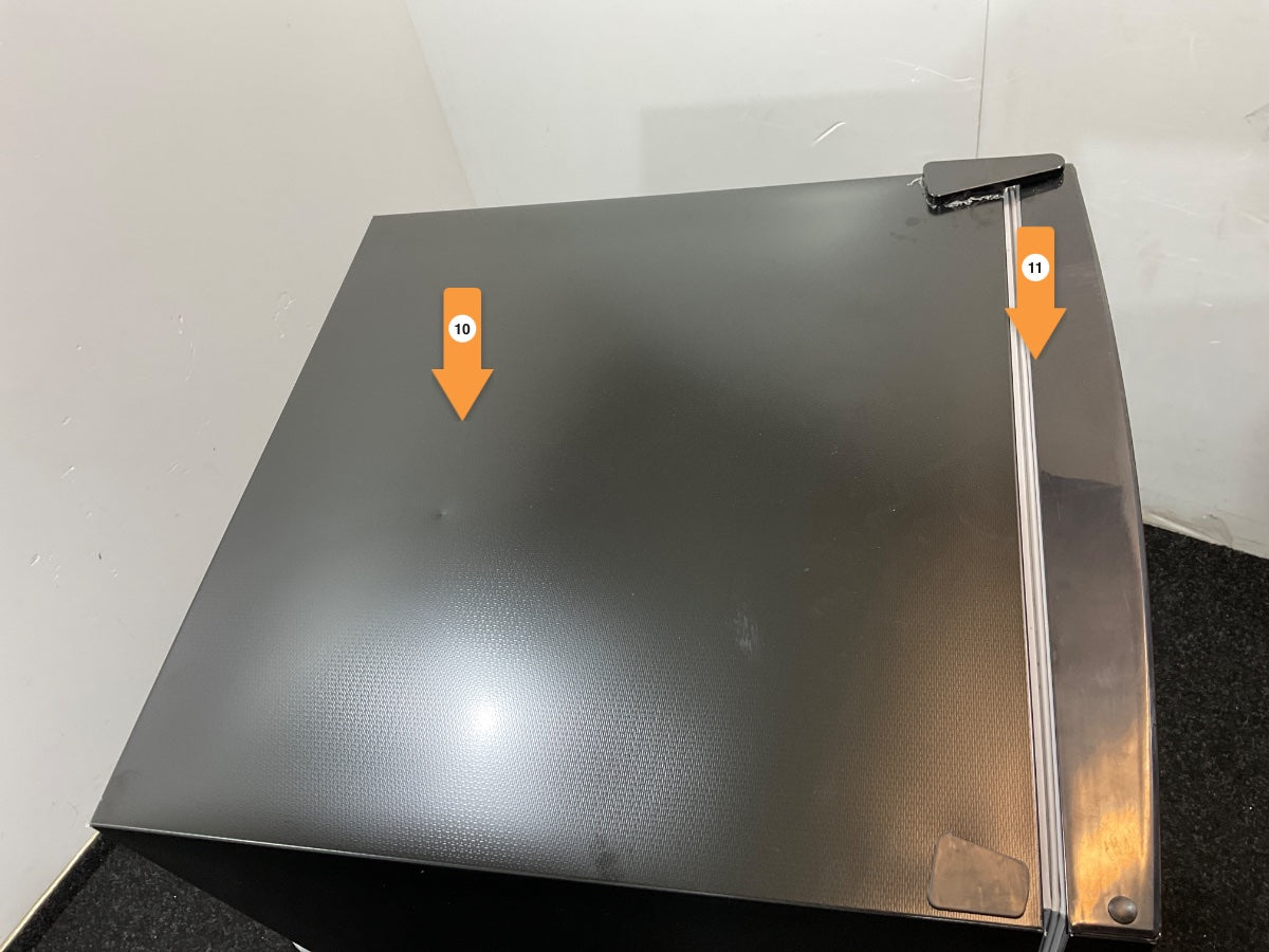 Inventum vrieskast VR1430B - Vrijstaand - Zwart