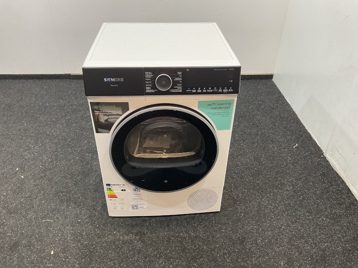 Siemens warmtepompdroger WQ46H2DEFG - iQ500 - 9KG