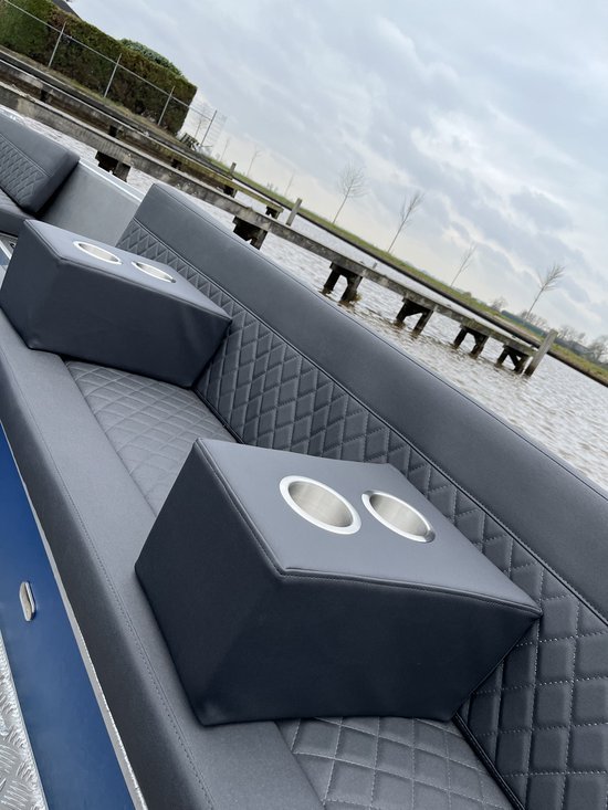 Armsteun Kussens met twee RVS Bekerhouders 