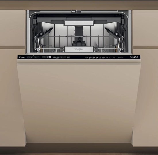 Whirlpool inbouw vaatwasser W7IHP40LC - met besteklade