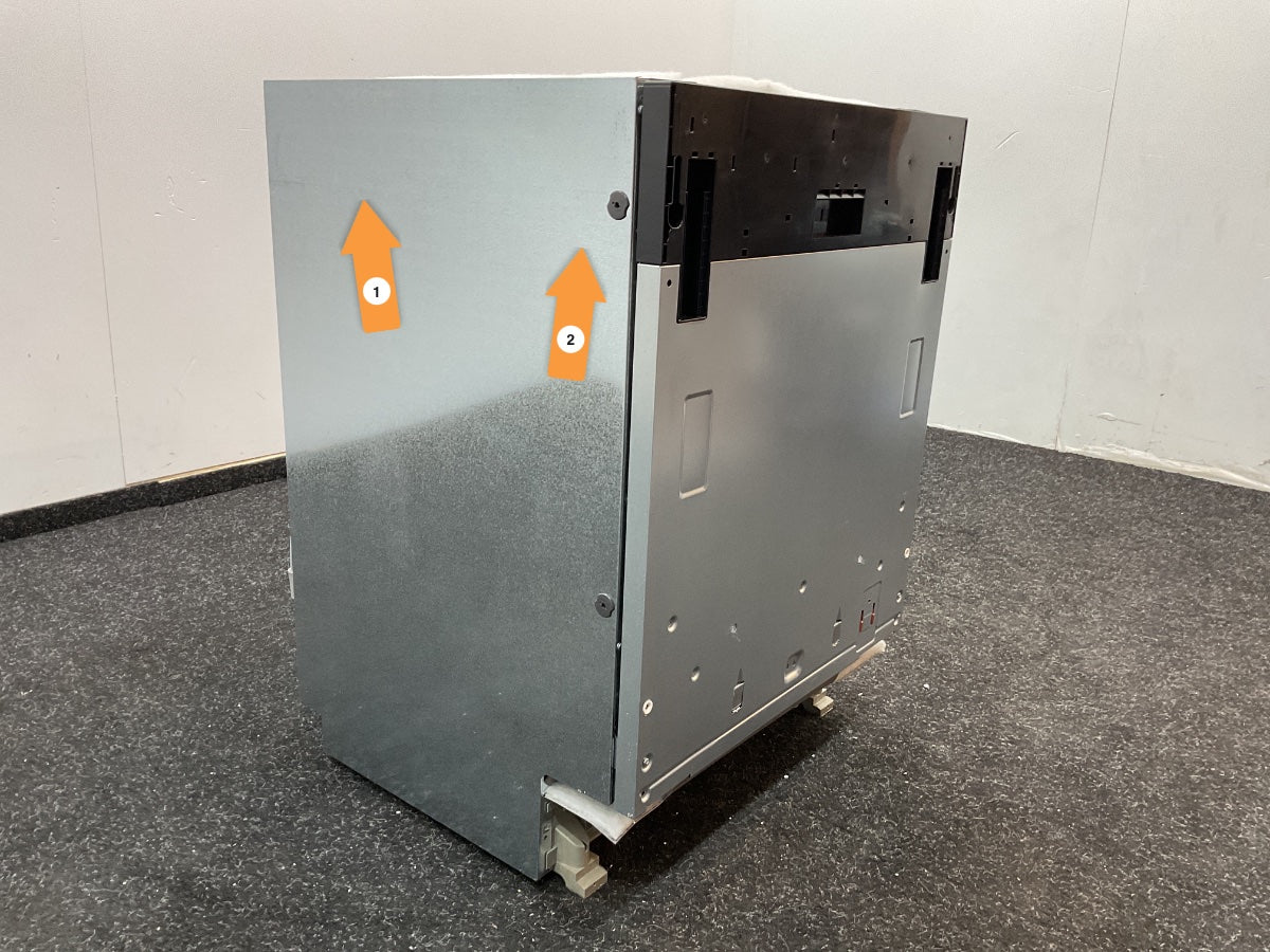 Whirlpool inbouw vaatwasser W7IHP40LC - met besteklade