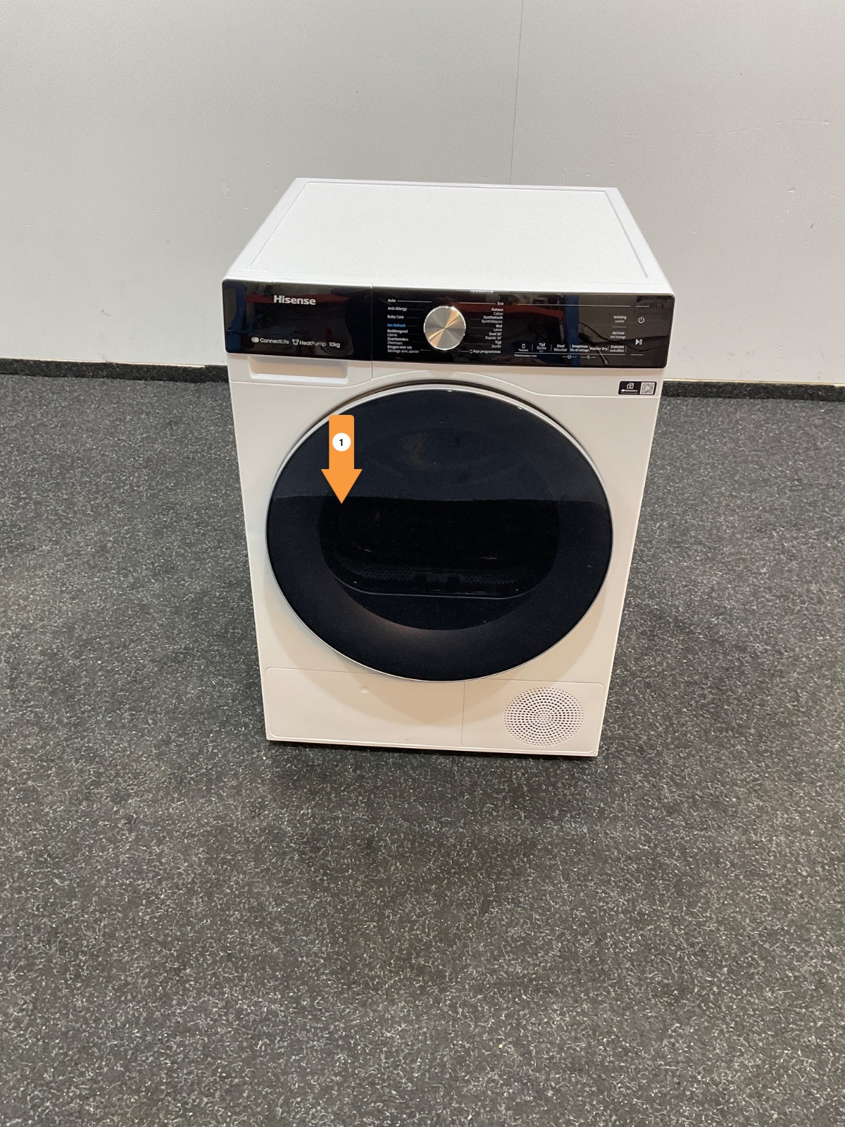Hisense warmtepompdroger DH5S102BW -5S Serie - 10kg