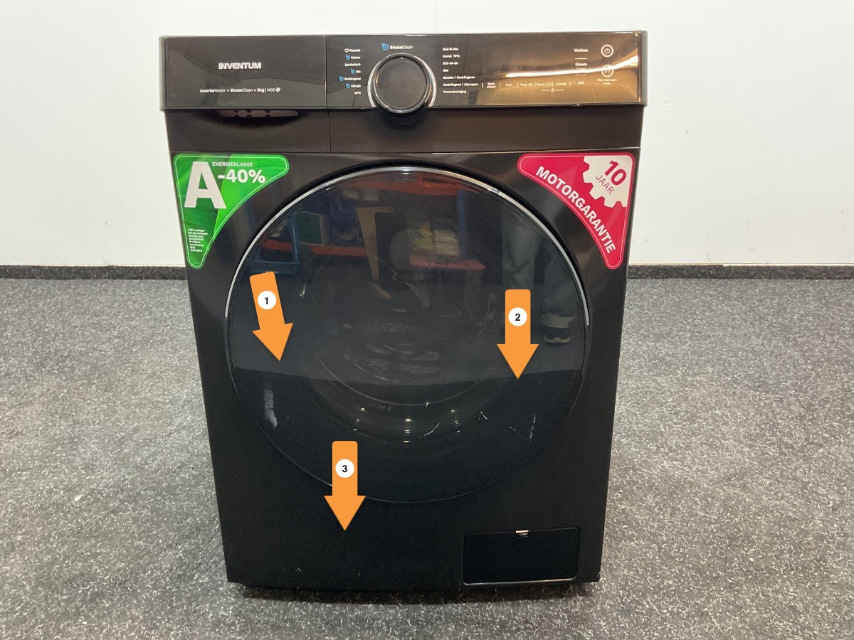 Inventum wasmachine VWM9010B - 9kg - Zwart