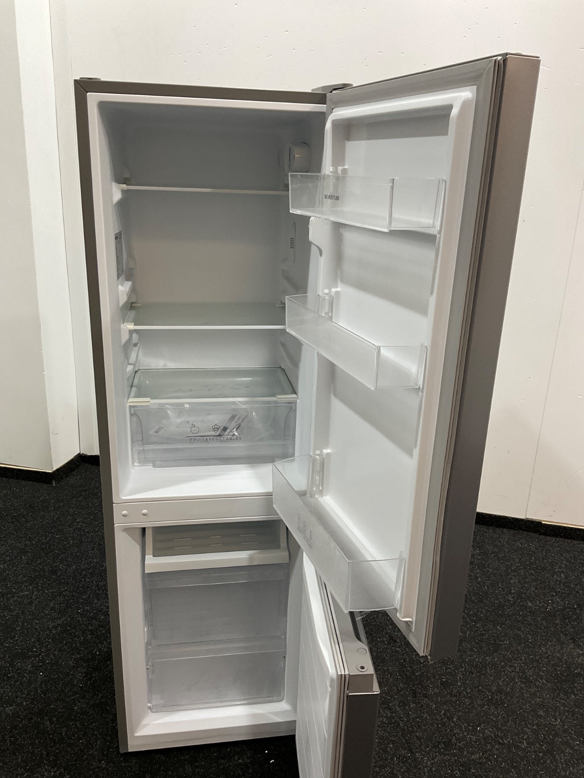 Inventum koelkast KV1500S - Vrijstaand - Zilver