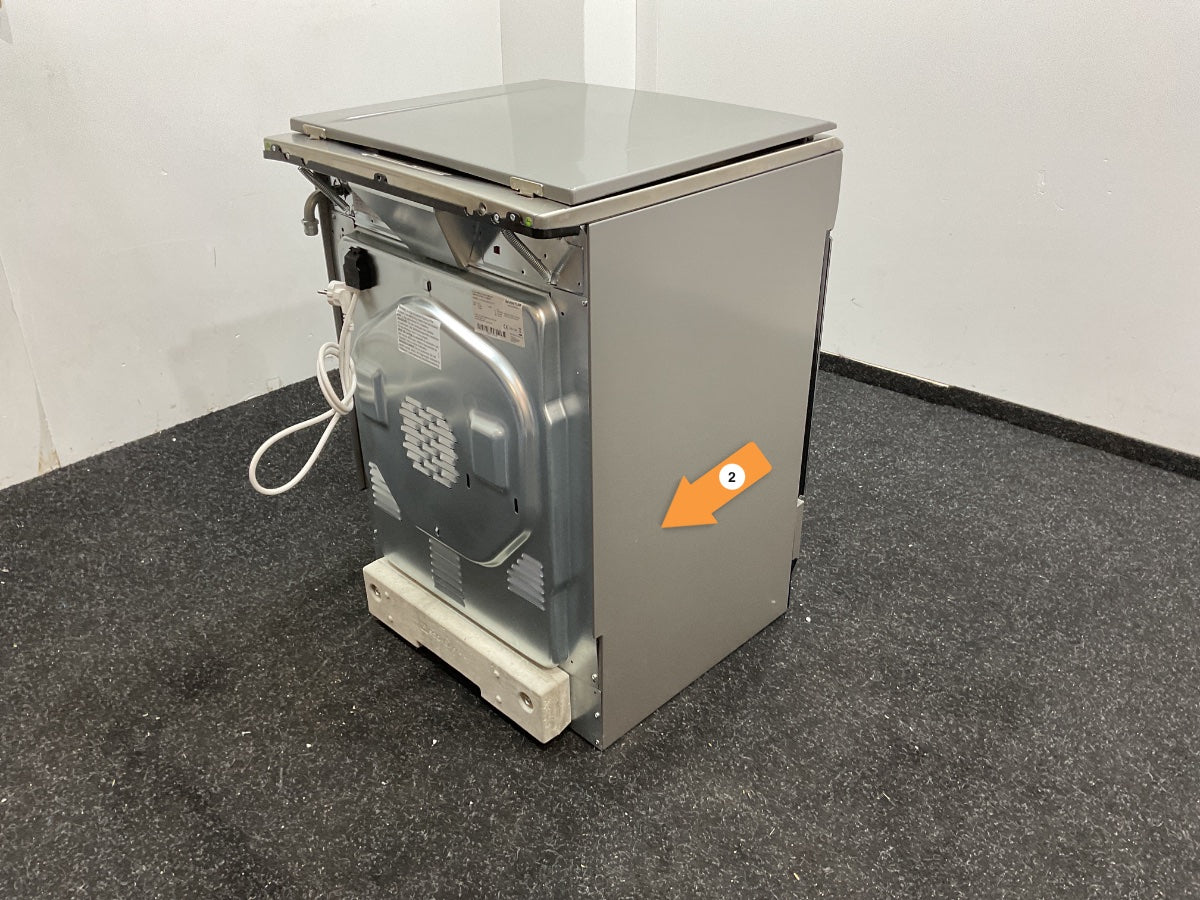 Inventum gasfornuis VFG6034WGRVS - Vrijstaand