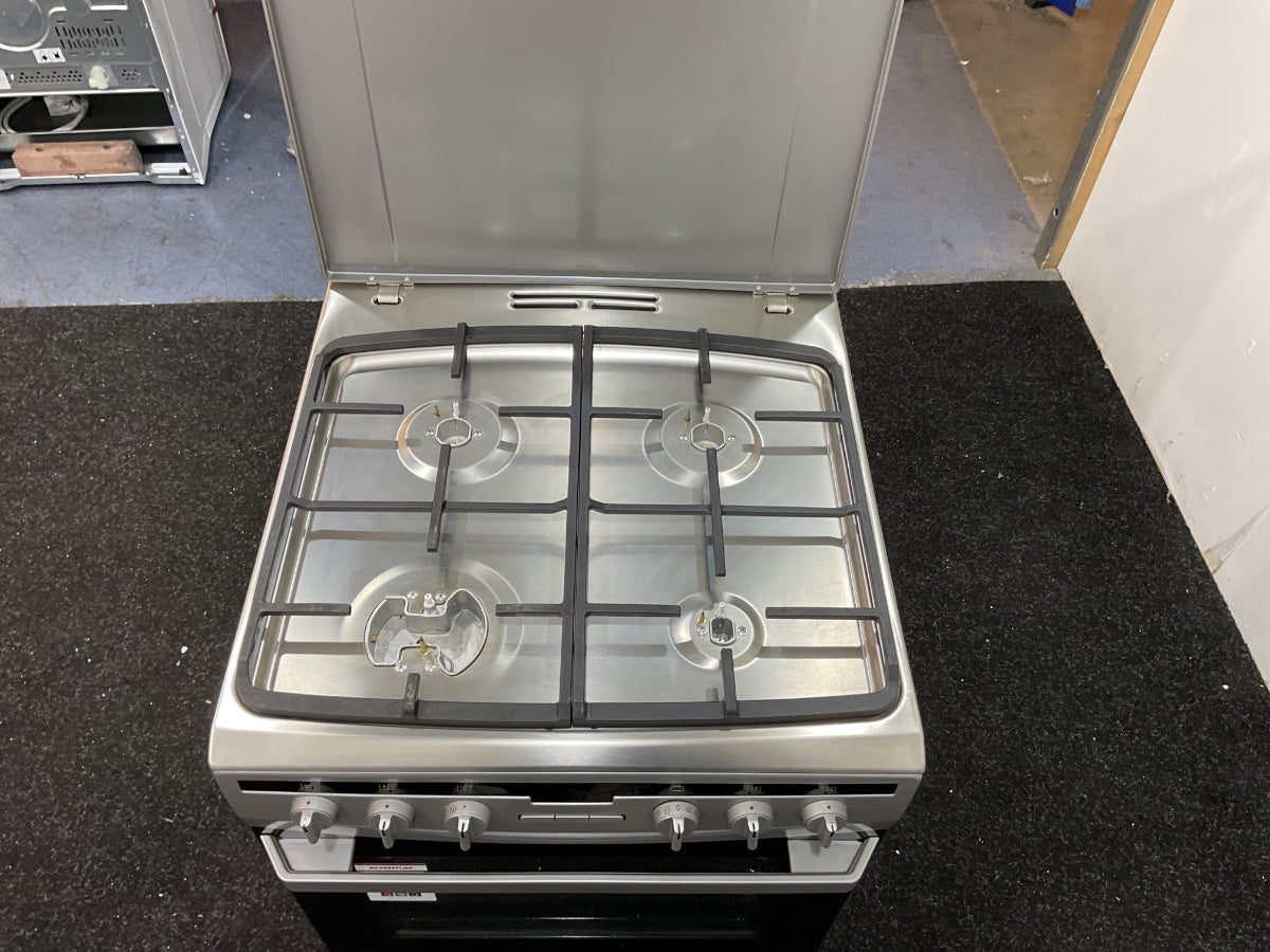 Inventum gasfornuis VFG6034WGRVS - Vrijstaand