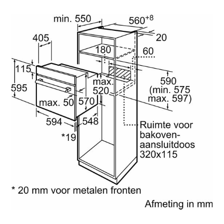 Siemens Fornuis - HK9R3A250 - iQ300 - Keramisch fornuis