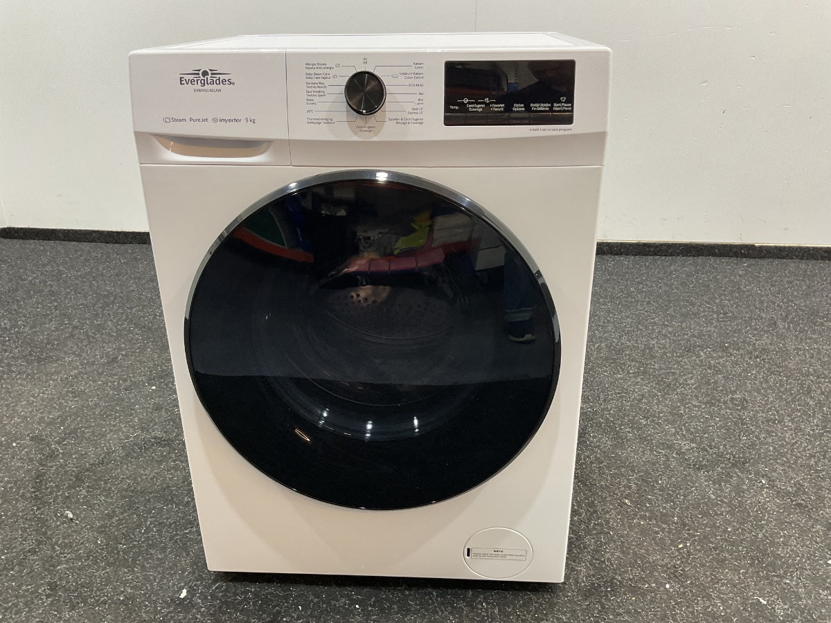 Everglades wasmachine EVWM91401AW - Stoomfuncties