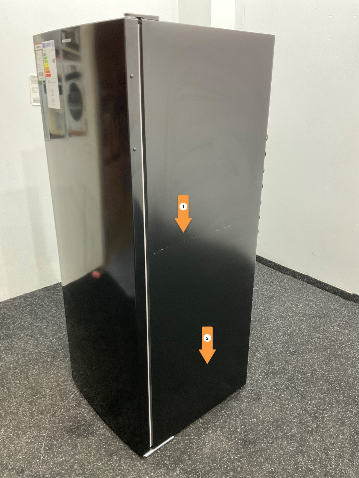 Inventum vrieskast VR1430B - Vrijstaand - Zwart