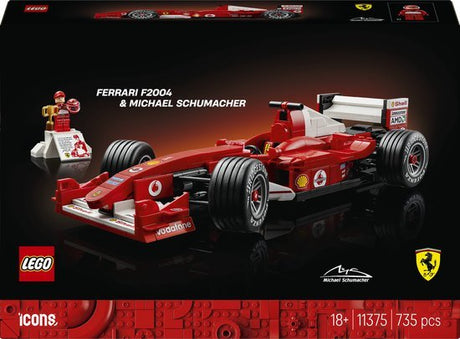 LEGO Icons Ferrari F2004 en Michael Schumacher - 11375