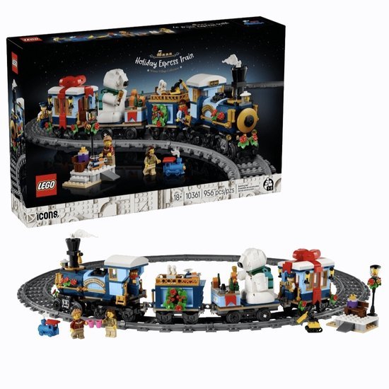 LEGO Icons Feestelijke Kersttrein Kerstdecoratie - 10361
