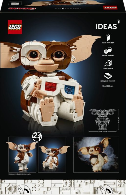 LEGO Ideas Gremlins: Gizmo, Verstelbare Figuur Set - 21361