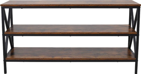 SensaHome vintage tv-meubel 140x40x62,5 cm bruin
