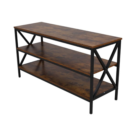 SensaHome vintage tv-meubel 140x40x62,5 cm bruin
