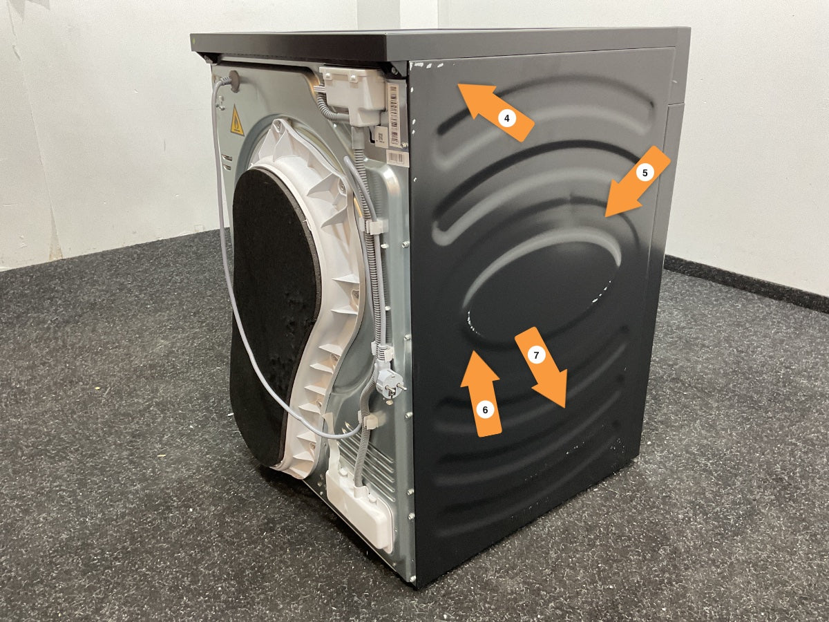 Hisense warmtepompdroger DH5I104BBAB - 10 kg - Zwart