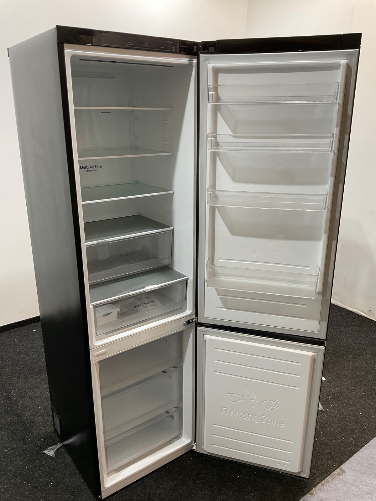 LG koelkast GBP62MCNBC - 384L - Mat Zwart