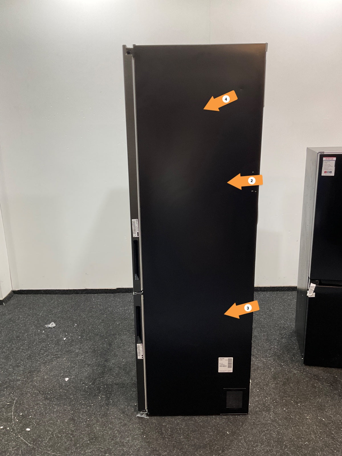 LG koelkast GBP62MCNBC - 384L - Mat Zwart